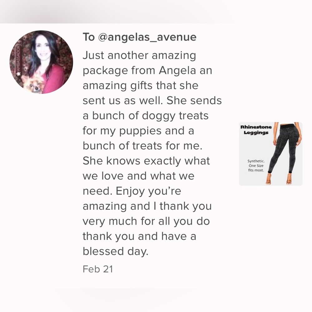 Sparkling Black Rhinestone Leggings - Picture 11 of 12